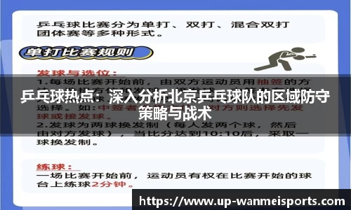 乒乓球热点：深入分析北京乒乓球队的区域防守策略与战术